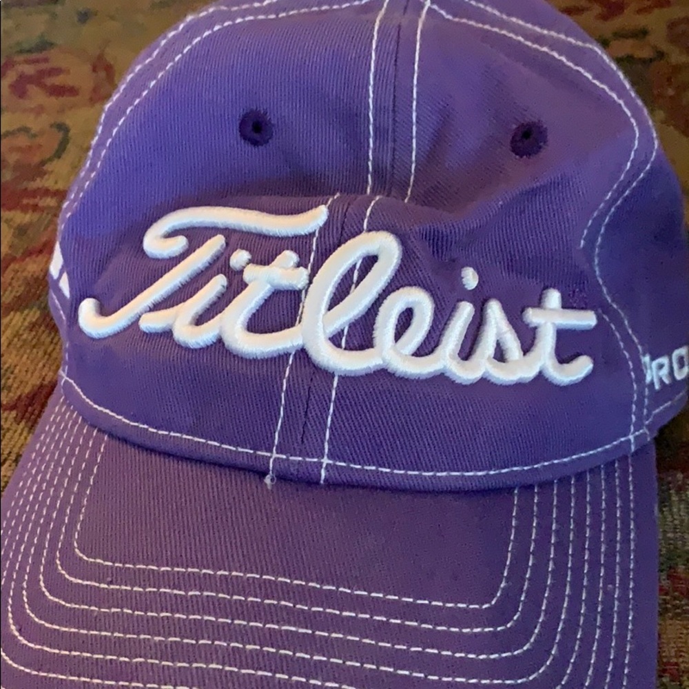 Titleist purple hat